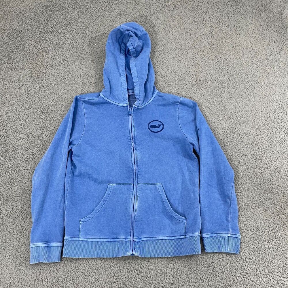 Vineyard‎ Vines Hoodie Youth M Tide Blue Full Zip
